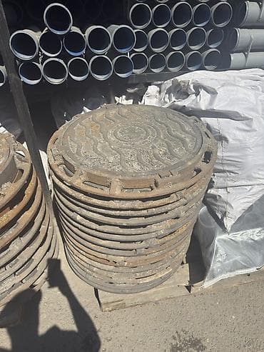 люк чугунный: Чугунные люки круглые с решётчатой крышкой. Описание: - Материал — 1