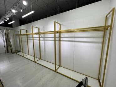 пристенное оборудование для магазина одежды: Кронштейн Для одежды, Материал: Металл, С подсветкой, Новый — 8