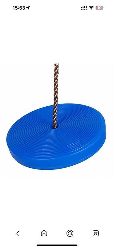 верёвка: Детские подвесные качели со спинкой и перемычкой - Тип: подвесные — 4