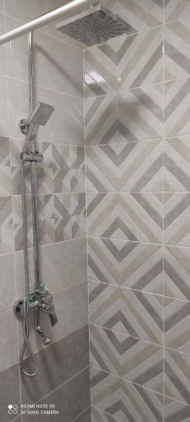 квартира на ночь в бишкеке: 2 комнаты, Душевая кабина, Постельное белье, Кондиционер — 7