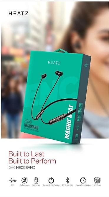 Аудиотехника: HEATZ HB54 / HB59 — беспроводные наушники-гарнитуры формата neckband — 2