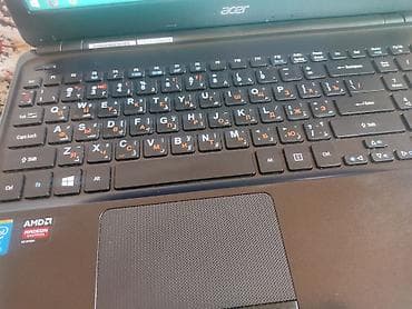 Acer ноутбук с клавиатурой RU/EN и крупным тачпадом. Характеристики