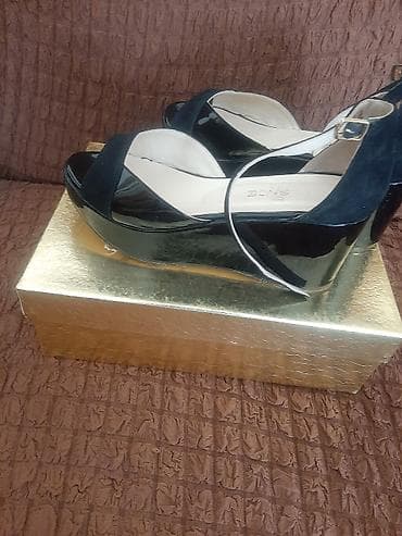 Мужская одежда: Продаю босоножки на танкетке размера 39 в идеальное — 3