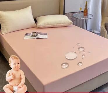 детское постельное белье для новорожденных: Водонепроницаемые простыни на резинке, отличная защита от разного вида — 2