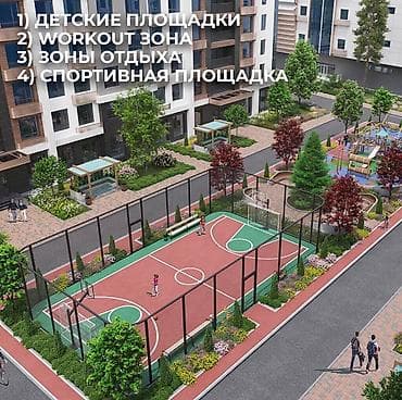 сниму квартиру азия молл: 2 комнаты, 76 м², Элитка, 6 этаж, Готовая ПСО (под самоотделку) — 2