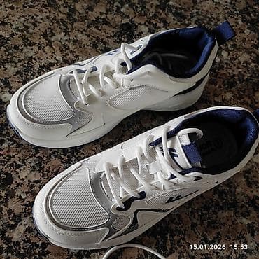 Сандалдар жана шлепкалар: Кроссовки Warrior (上海回力/Warrior) - Цвет: белый с темно‑синими — 1