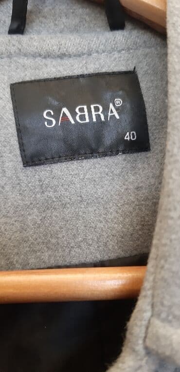 ваенный бушлат: Пальто, Драп, По колено, С поясом, Двубортная модель, С утеплителем, L — 6