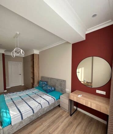 долгосрочная квартира кызыл аскер: 2 комнаты, Агентство недвижимости, Без подселения, С мебелью полностью — 9