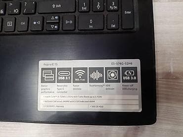 acer swift 1: ACER ASPIRE CORE-I5, 8 GB, 500GB SSD WINDOWS 10 Почти новая батарею — 4