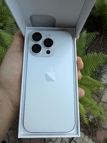 ipone 4: IPhone 16 Pro, Б/у, 256 ГБ, White Titanium, Коробка, 92 % — 2