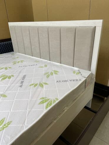 самые дешевые спальные гарнитуры с матрасом в комплекте: Спальный гарнитур, Новый, Двуспальная кровать, Комод, С матрасом, МДФ, Бесплатная доставка — 3