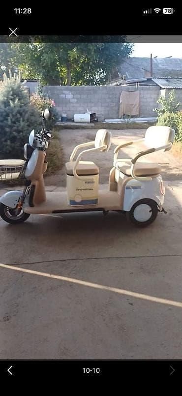 мотор жасайбыз: Электрический трёхколёсный скутер с тентом-капсулой - Формат — 10