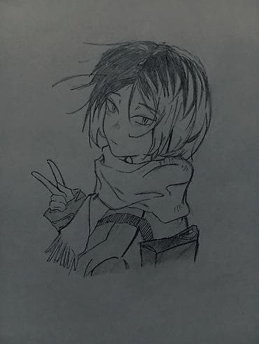 перчатки для рисования: Оригинальный авторские рисунки в аниме-стиле - Набор из двух листов — 4