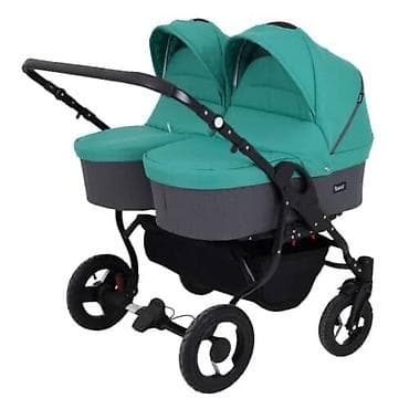 польские коляски: Детская коляска для двойни 2 в 1 (люльки + прогулочные блоки) - — 1