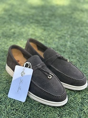 вечернее платье с: Лоферы, 36, 38, 37, Loro Piana, Новый, цвет - Черный, Самовывоз — 2