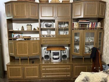 стенка мебель бу: Гарнитур для зала, Б/у, Шкаф, ДСП, Самовывоз — 1