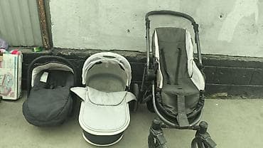 Комплект детских товаров: 1) Универсальная коляска 3 в 1 - Рама с