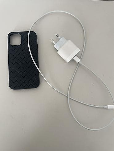 samsung a12: IPhone 12, Б/у, 64 ГБ, Белый, Зарядное устройство, Защитное стекло, Чехол, 75 % — 5