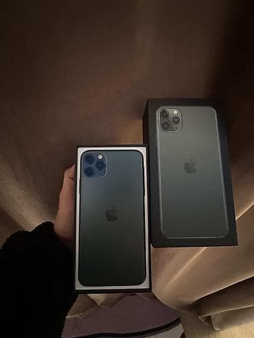 10t pro: IPhone 11 Pro Max, Б/у, 256 ГБ, Alpine Green, Коробка, 81 % — 1