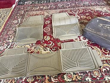 асфальт рез: Плоские Резиновые Полики Для салона Lexus, цвет - Бежевый — 1