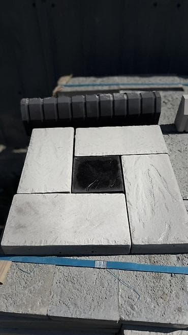 половая плитка: Тротуарная плитка комплектом (набор модулей) - Формат модульной — 1