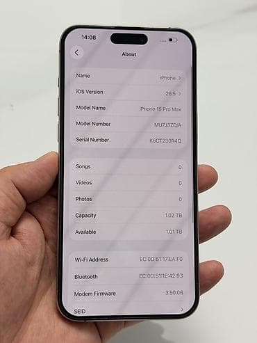 обс: IPhone 15 Pro Max, Б/у, 1 ТБ, Natural Titanium, Защитное стекло, Чехол, 94 % — 10
