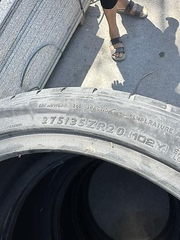 20: Пара летних шин для легкового авто. Размеры и маркировка: - 275/35 — 1