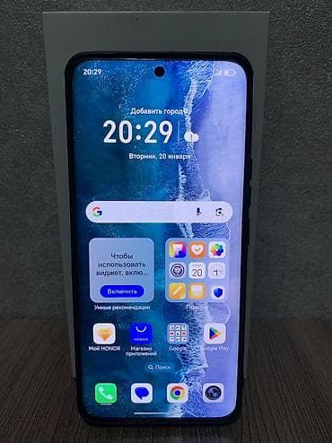 hyper x cloud: Honor 90, Колдонулган, 256 ГБ, түсү - Көгүлтүр, 2 SIM — 1