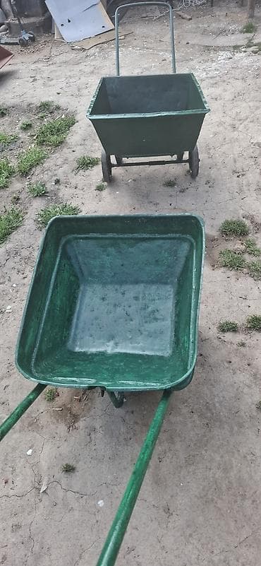 нержавека: Садово-строительная тачка и тележка, Стальная, Двухколесная — 3