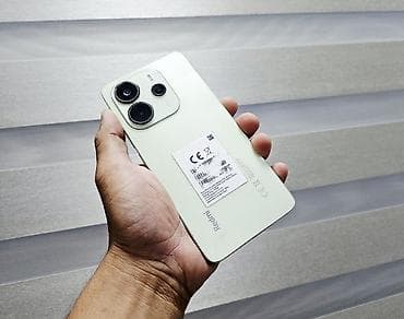 Техника и электроника: Redmi, Redmi Note 14, Б/у, 256 ГБ, цвет - Зеленый, 1 SIM, 2 SIM — 2