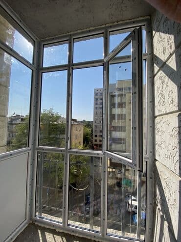 рулонные шторы на пластиковые окна цена: Буюртмага пластик терезелер, Балкон, Акы төлөнүүчү орнотуу, Бөлүп төлөө жок — 2