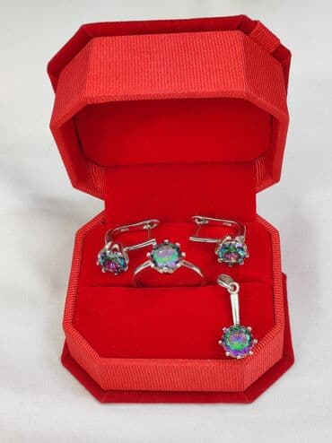 свадебные платья от производителя: Набор украшений, Проба 925, Женские, Новый — 2