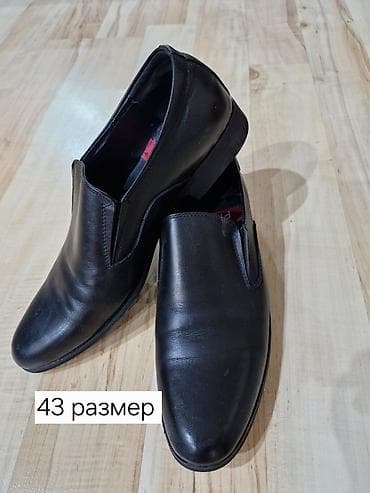 Мокасины и лоферы: Лоферы, 43, ALS, Б/у, цвет - Черный, Самовывоз — 3