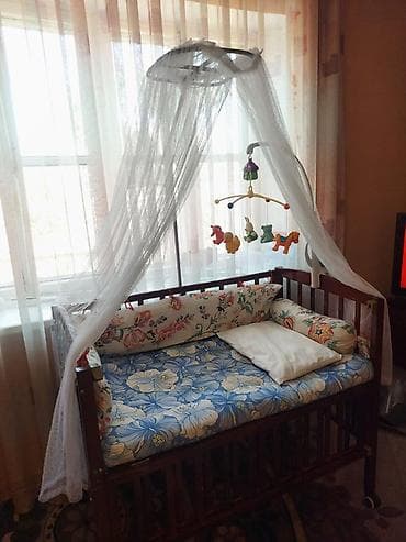Детская мебель: Продаю кроватку с люлькой — 1