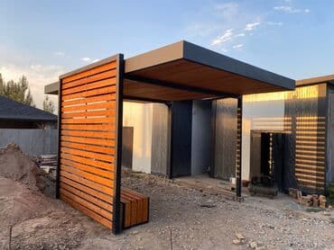 сдам частный дом без посредников рядом просп жибек жолу бишкек: Навесы Зоны отдыха Гарантия 💯 На заказ + с проектом Цена  — 1