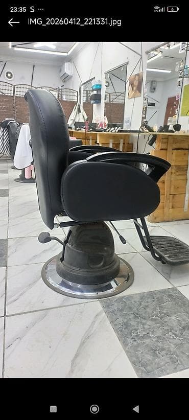 раскладные кресло диваны: Парикмахерско-барберское кресло 3 кресло - Подголовник — 5