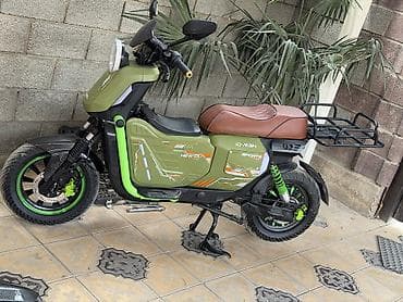 led свет: Электрический скутер (городской e-moped)🔋 Мотор: 3000W ⚡ Чыңалуу: 72V — 6