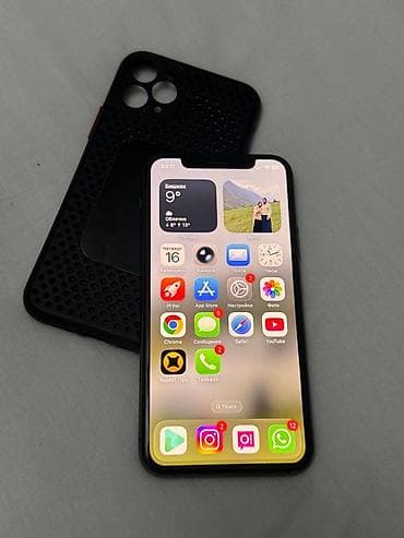 IPhone 11 Pro, 64 ГБ, Черный, Чехол, 86 %