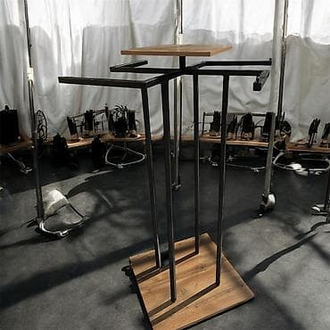 Кронштейны, стойки: Кронштейн Для одежды, Материал: Металл, На колесах, Новый — 3