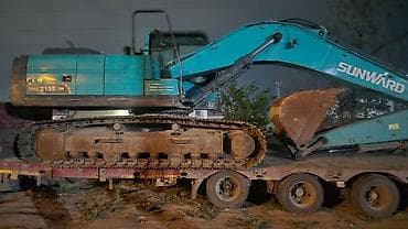 водный транспорт: Экскаватор, Гусеничный — 10