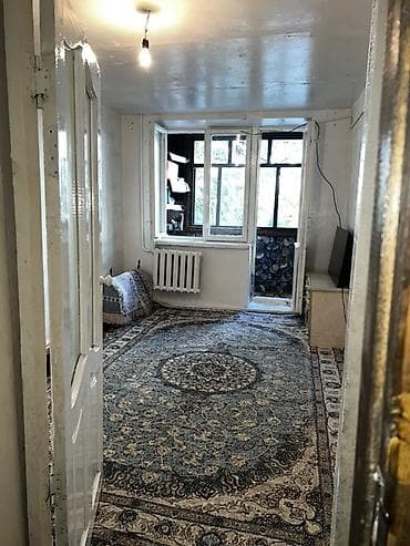 кв 105 серии: 1 комната, 15 м², Ошский мкр., Общежитие, 2 этаж — 5