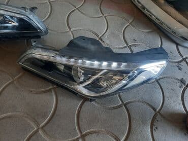 runx alex: Комплект передних фар Hyundai 2016 г., Б/у, Оригинал — 3