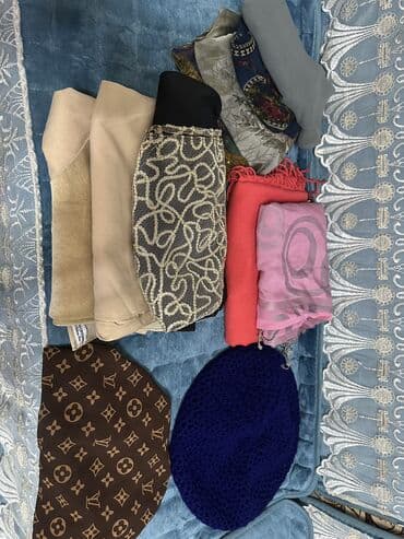 веш: За все 500с Платки и шарфы 🧣 беретка 3шт платки от Jannat accessories — 1