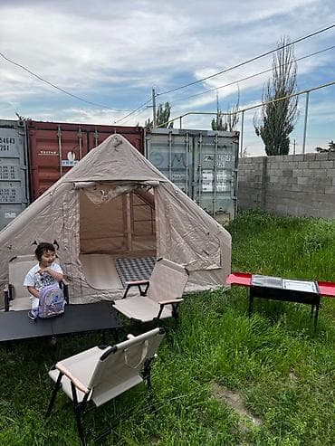 стол для пикника: Просторная кемпинговая палатка с комплектом для комфортного отдыха — 4