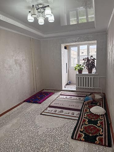 куплю квартиру в ош: 2 комнаты, 46 м², 105 серия, 5 этаж, Косметический ремонт — 5