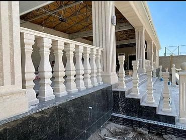 бабл шар: Готовая балясина, Материал: Сары-Таш, Для тапчана, Стиль: Квадратная, Новый — 2