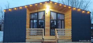 В г.Каракол сдается свеже построенный барнхаус состоящий из двух