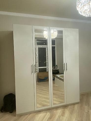 Балдар эмереги: Уктоочу бөлмө гарнитуру, Эки кишилик керебет, түсү - Ак — 2