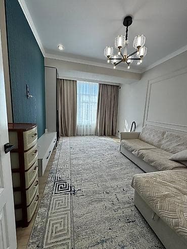 kant flat: 1 комната, 42 м², Элитка, 12 этаж, Дизайнерский ремонт — 1