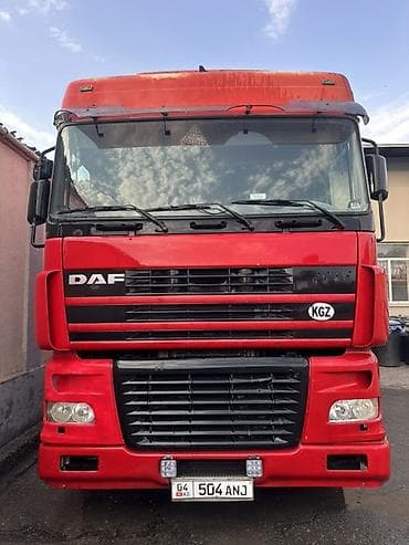 спец трал прицеп: Тягач, DAF, 2003 г., Тентованный — 5